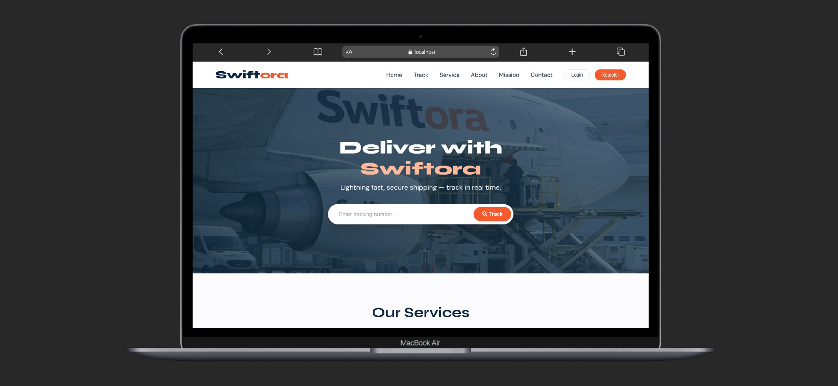 Delivery & Tracking Website